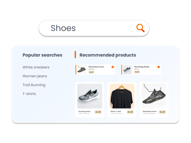 Smart Carousels search